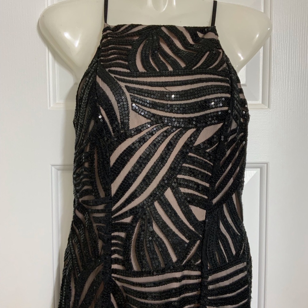 TRIXXI - black sequins dress - Picture 3 of 12